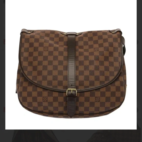 Louis Vuitton Damier Ebene Saumur 35 Shoulder Bag with LV dust bag Pristine - Picture 8 of 16